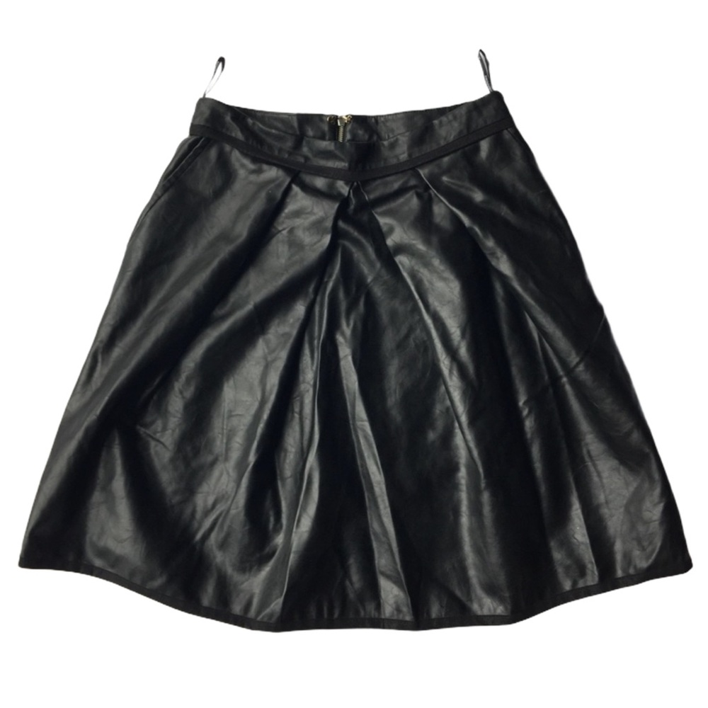 Atos Lombardini Vegan Leather Skirt